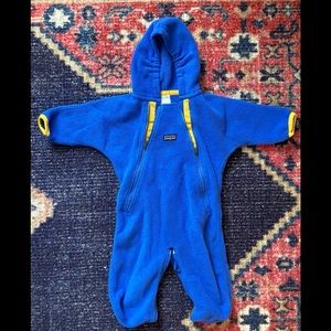 Patagonia Baby Fleece Bunting; Size 6 Months